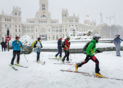 Madrid in winter